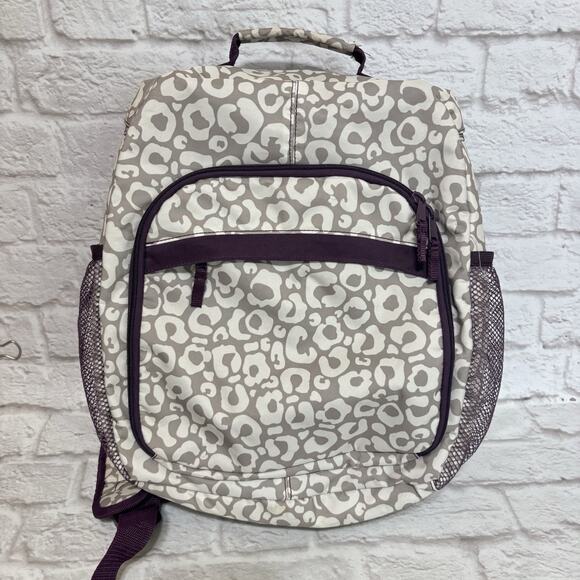 Thirty One 31 Sling Backpack Camera Bag Diaper Organizer Animal Print - Picture 1 of 5